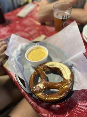 Soft Pretzel with Beer Cheese