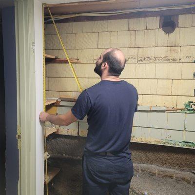 Sheetrock installation!