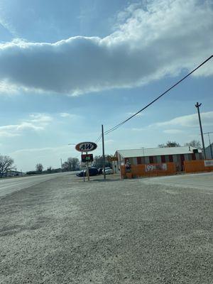 A&W Road sign