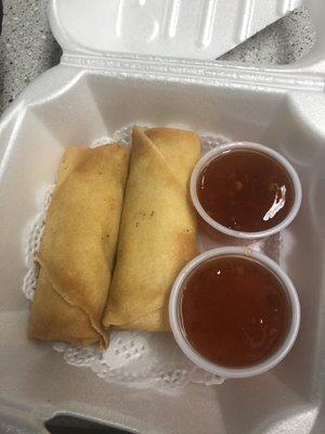 2 egg rolls