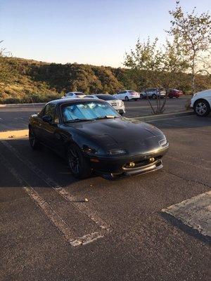 How my car looks now- alignment still looks and feels good!