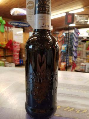 In stock as of 12/1/17 Goose Island Bourbon County!