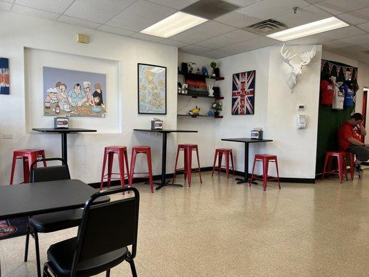 Interior dining area