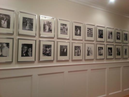 George helped me restore old family photos for a photo wall project that I dreamed up!