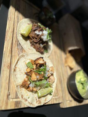 Pollo Asado Taco & Beef Short Rib Taco