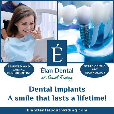 Our dentists have the expertise to help you have a lasting smile with dental implants!