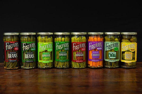 Fosters Pickled Vegetable lineup!