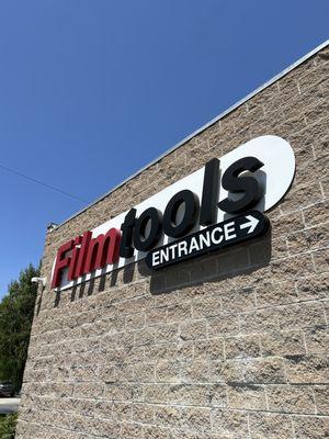 Filmtools building sign