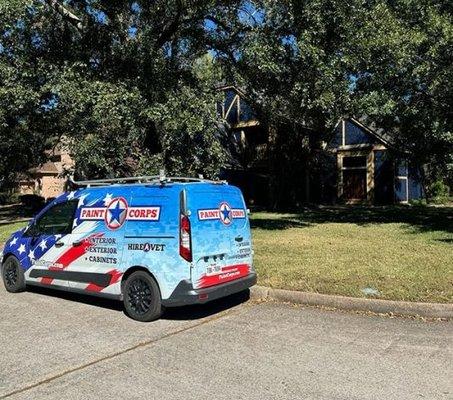 PAINT CORPS Pearland Working  for Residential Home in Kingwood, TX