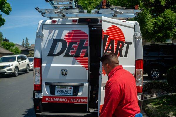 DeHart Technician and Truck