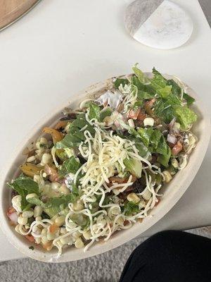 Chicken barbacoa bowl