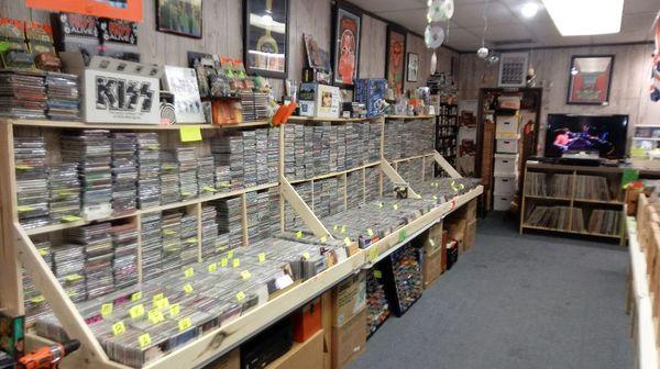 We stock CDs deep and wide. Unreal selection bigger than most Big Box places.