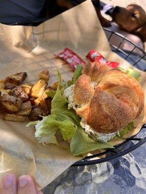 chicken salad croissant