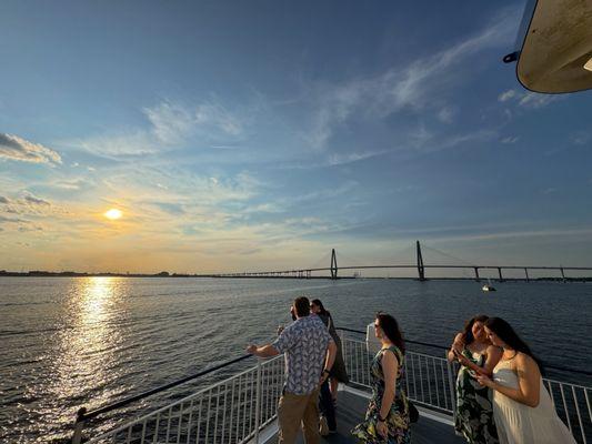 View from top deck