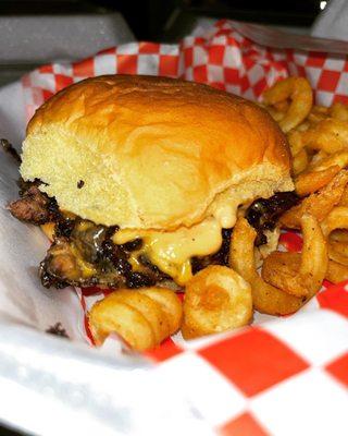 Smash burger & fries