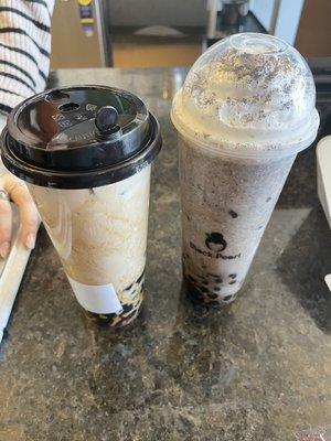 Black milk tea and Oreo