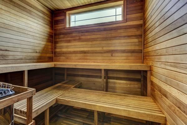 Sauna for residents!