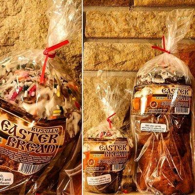 Russian Easter Bread! The traditional approach to enjoy the holiday. Limited supply only.