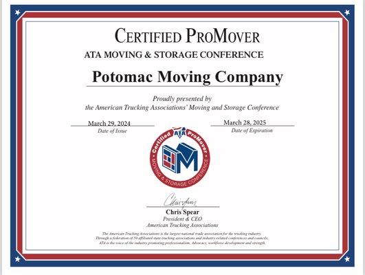 Potomac Moving Company