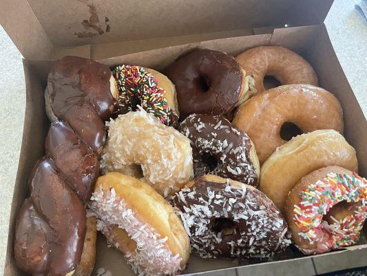 Dozen donuts