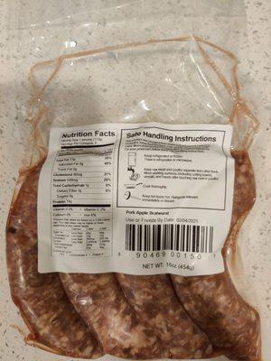 Expired sausages expired in February only it's almost April now...