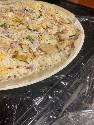 Thai Chicken Pizza