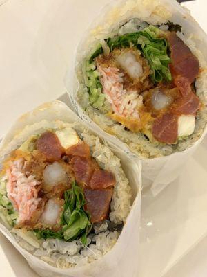 Crunch n fire sushi burrito