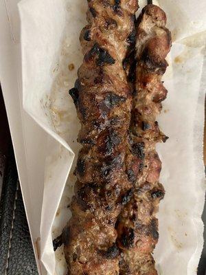 Pork skewers