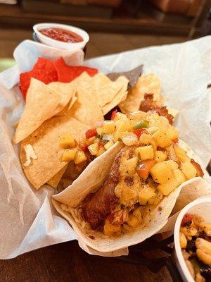 Ale Battered Fish Tacos