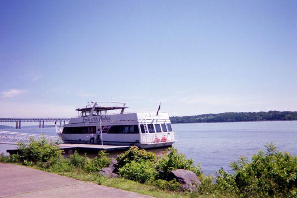 pride of the hudson boat. shot on film