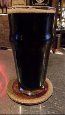 Dark chocolate beer