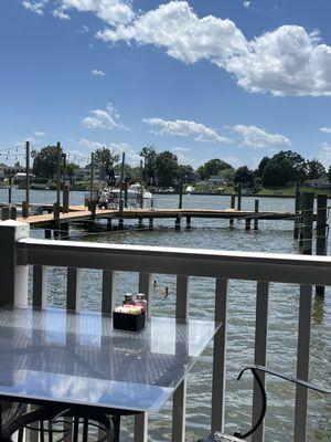 Outside patio view