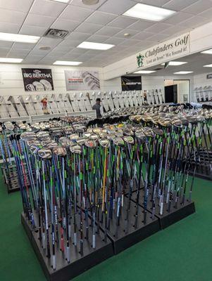 Great inventory of top of the line clubs