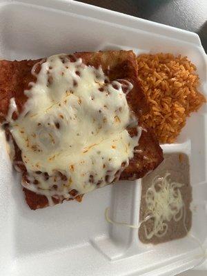 Chicken enchiladas