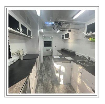 Incredible! State of the art RV and he can even do surgery inside!