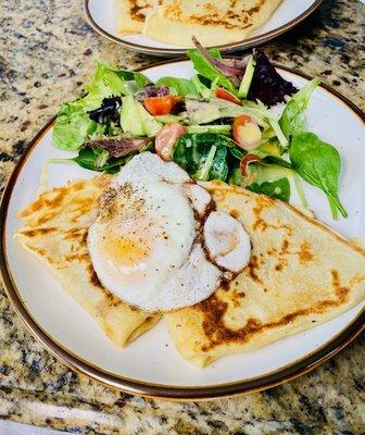 Ham & Cheese Crepes