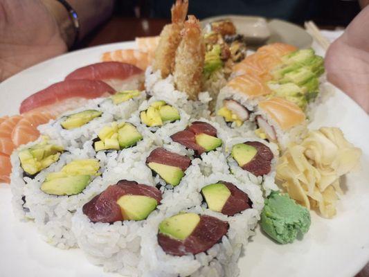 Sushi platter