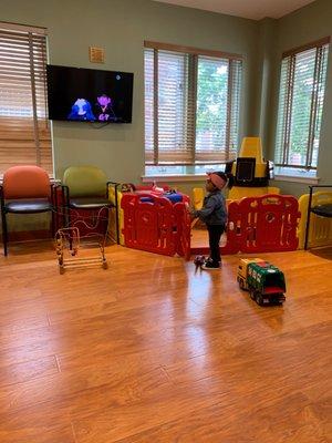 Kids play area at our favorite dentist