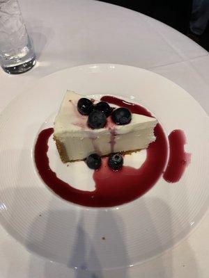 Blueberry cheesecake