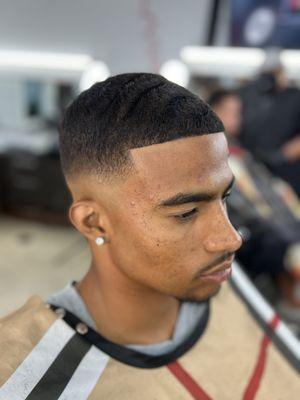 Bald Fade with a # 3 on Top