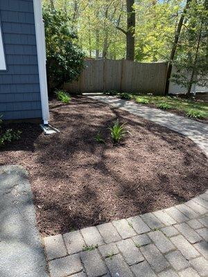 Mulch job