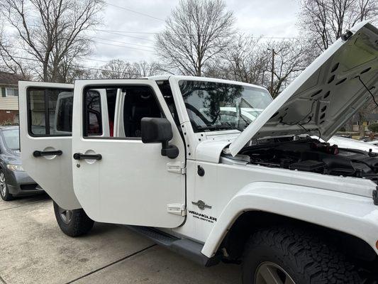 Jeep radio and tint