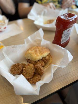 Fried Chicken Biscuit & Mule Chips