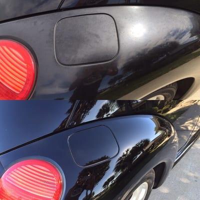 Before and after oxidation removal!