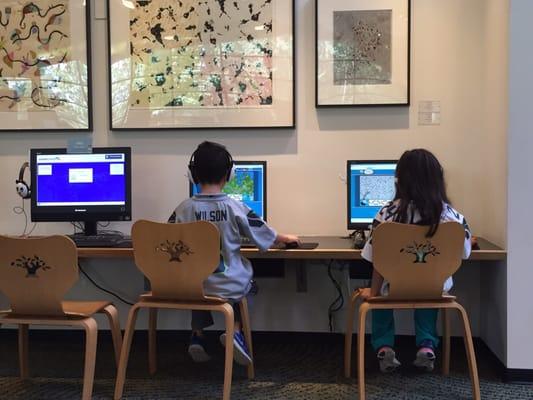 My Kids using the kids filtered computers