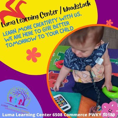 Luma Learning Center/ Woodstock. Giving Better Tomorrow To Your Child.