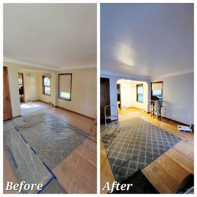 Before and After Interior Painting Services in Northville Township, MI