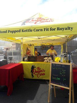 This kettle corn (pleasantly) smelled up the entire market!