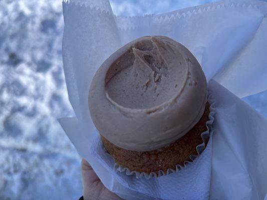 Banana Nutella Cupcake