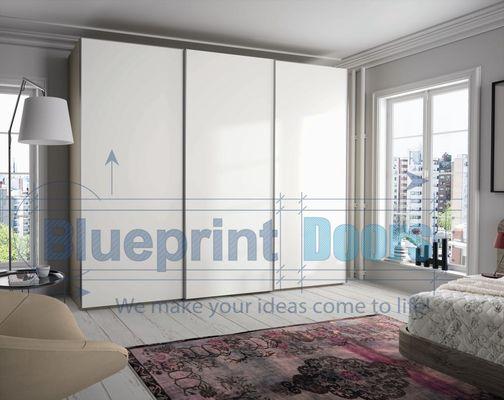 Sliding aluminum doors